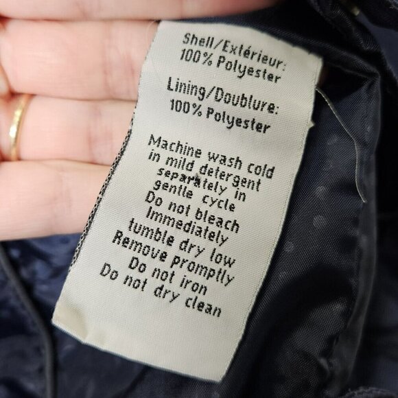 North End Sport Bud Light Womens Jacket Blue Plaid Full zip Lightweight Size L - Picture 3 of 16